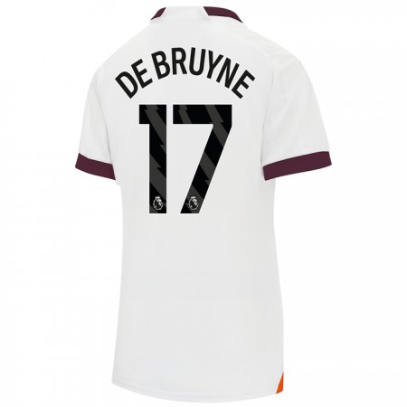 Camiseta de fútbol Manchester City Kevin De Bruyne 17 Mujer 2ª equipación 2023-24 Camiseta de fútbol Manchester City Kevin De Bruyne 17 Mujer 2ª equipación 2023-24